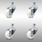 Service Caster 3 Inch SS Nylon Wheel Swivel 12mm Threaded Stem Caster Set SCC-SSTS20S314-NYS-M1215-4 - alternate 1